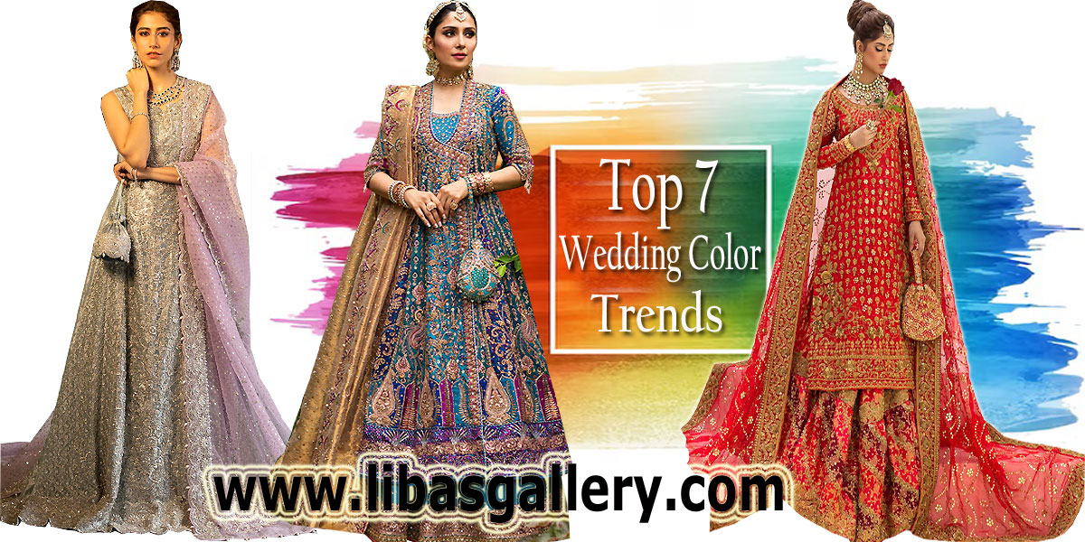Current and new wedding Dress color trends coming out in 2023 - Top 7 popular wedding dresses by trend colors